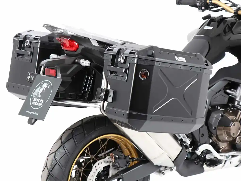 Set de porte-bagages Cutout noir pour Honda CRF 1100 L Africa Twin (24-) Hepco & Becker Authentique