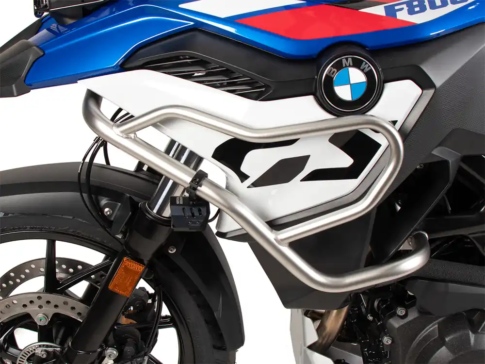 Arceau de protection du réservoir en acier inoxydable pour BMW F 800 GS (24-) Hepco & Becker Offre Limitée