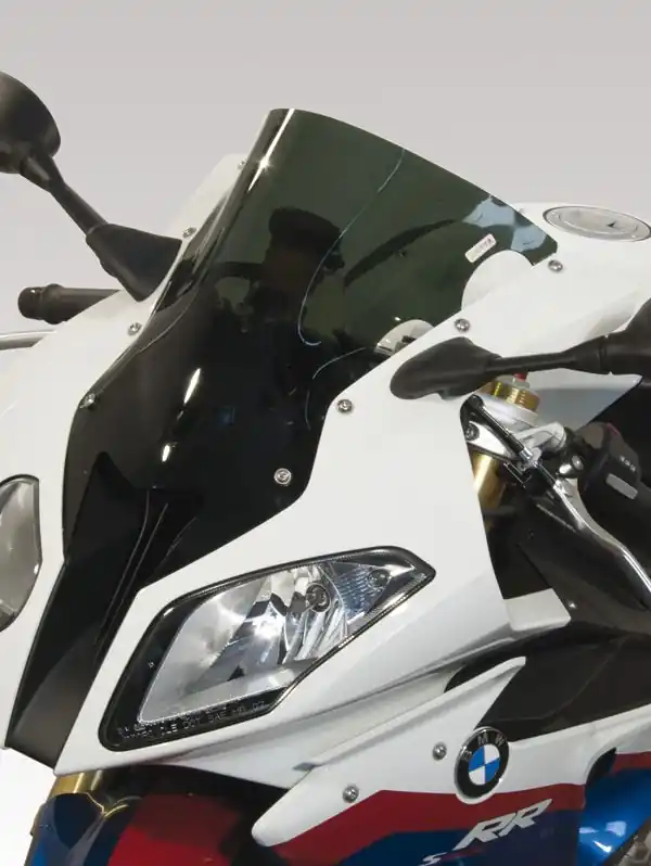 Prix Cassé Bulle Double Bubble - hauteur 410 mm pour BMW S 1000 RR (09-16), transparent