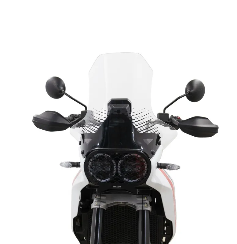 Pare-brise avec déflecteurs latéraux - hauteur 480 mm pour Ducati DesertX Clair Retour Gratuit