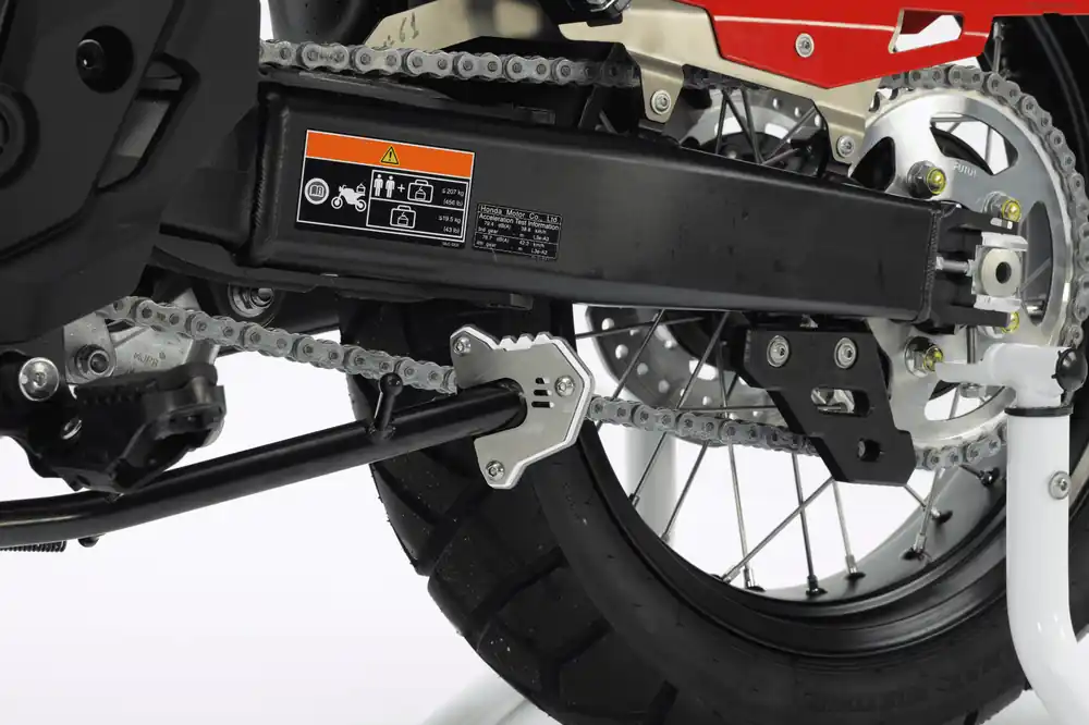 Élargissement du pied de béquille latérale pour Honda XL 750 Transalp, blanc Super Prix
