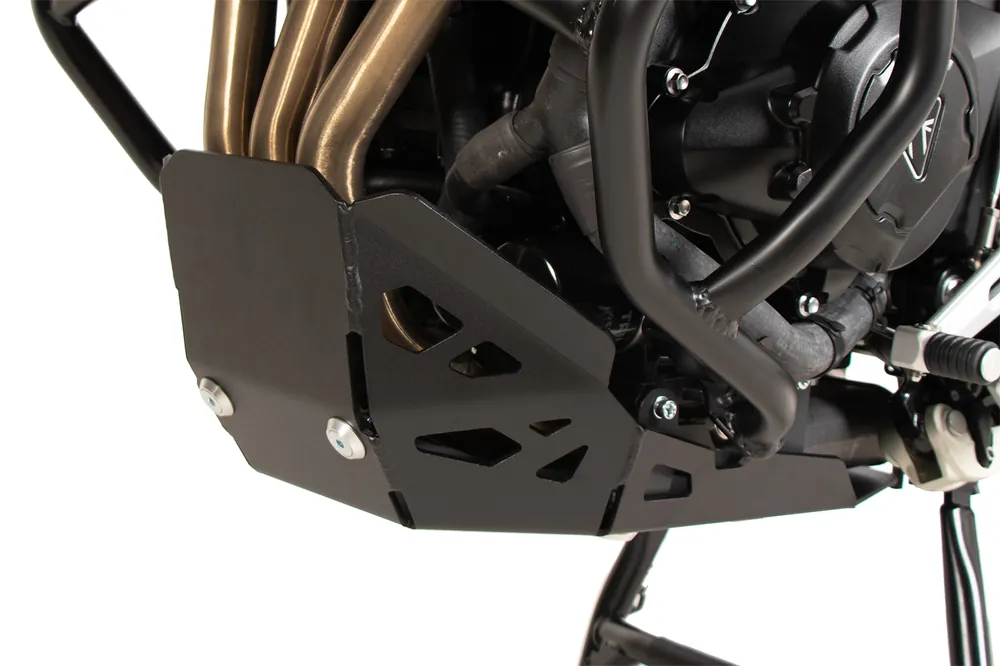 Prix Réduit Plaque de protection moteur noire pour Triumph Tiger 900 Rally Pro (24-) Hepco & Becker