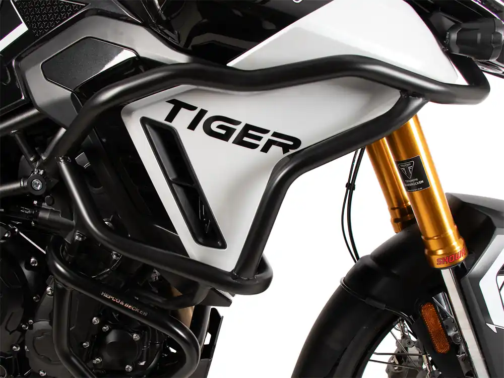 Arceau de protection du réservoir « Solid » noir pour Triumph Tiger 900 GT / Pro (24-) Hepco & Becker Prix Choc