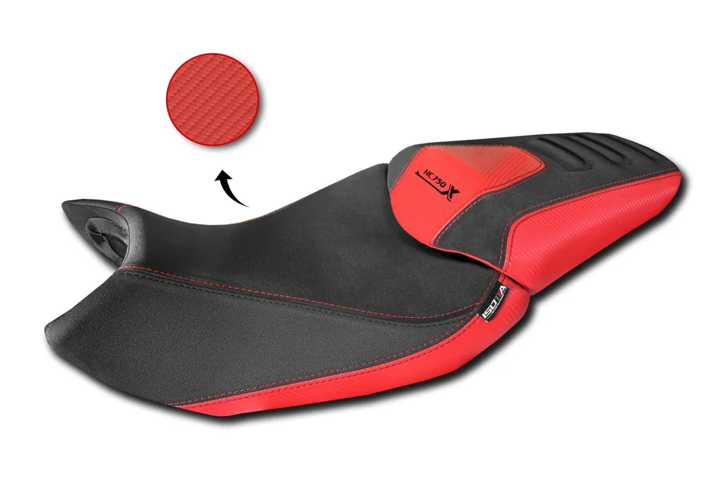 Nouveauté Housse de siège confort pour Honda NC 750 X (21-24) rouge