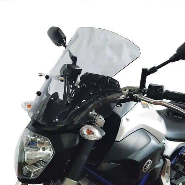 Pare-brise moyen pour Yamaha MT-07 (14-16) gris fumé Dernier Modèle