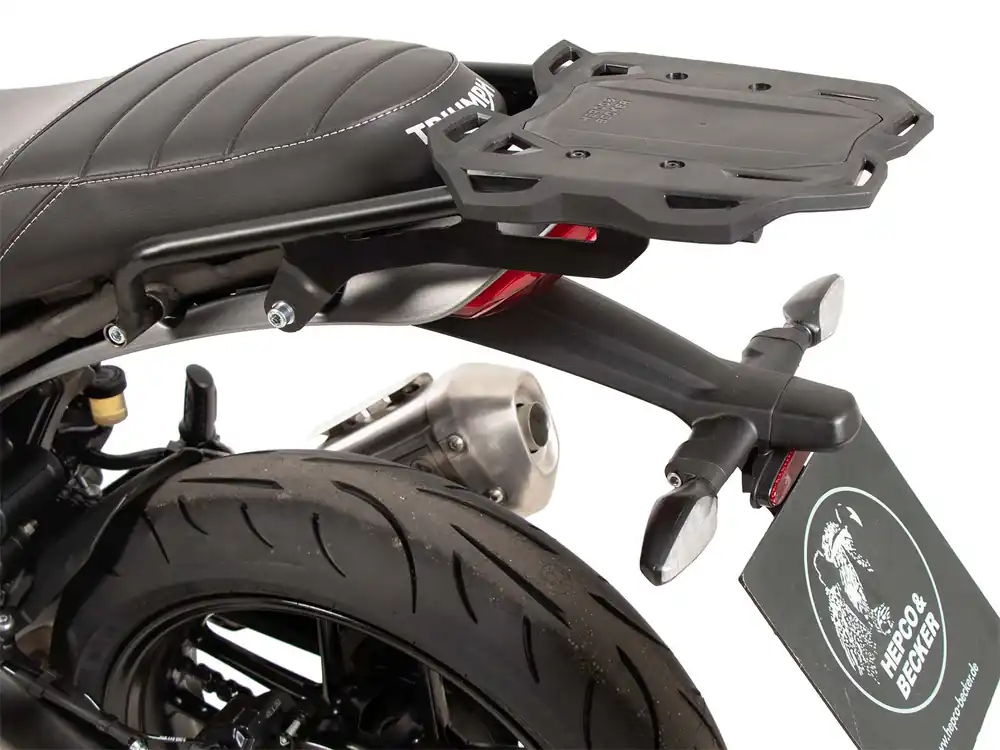 Porte-bagages arrière Smartrack noir pour Triumph Speed 400 (24-), Hepco & Becker Nouveauté
