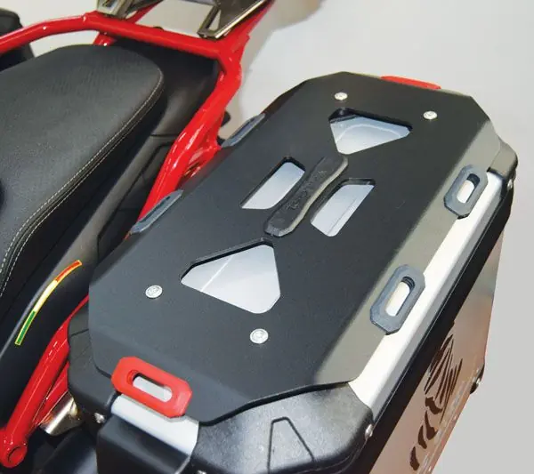 Paire de porte-bagages pour valises latérales d'origine pour Moto Guzzi V85 TT Commander Vite