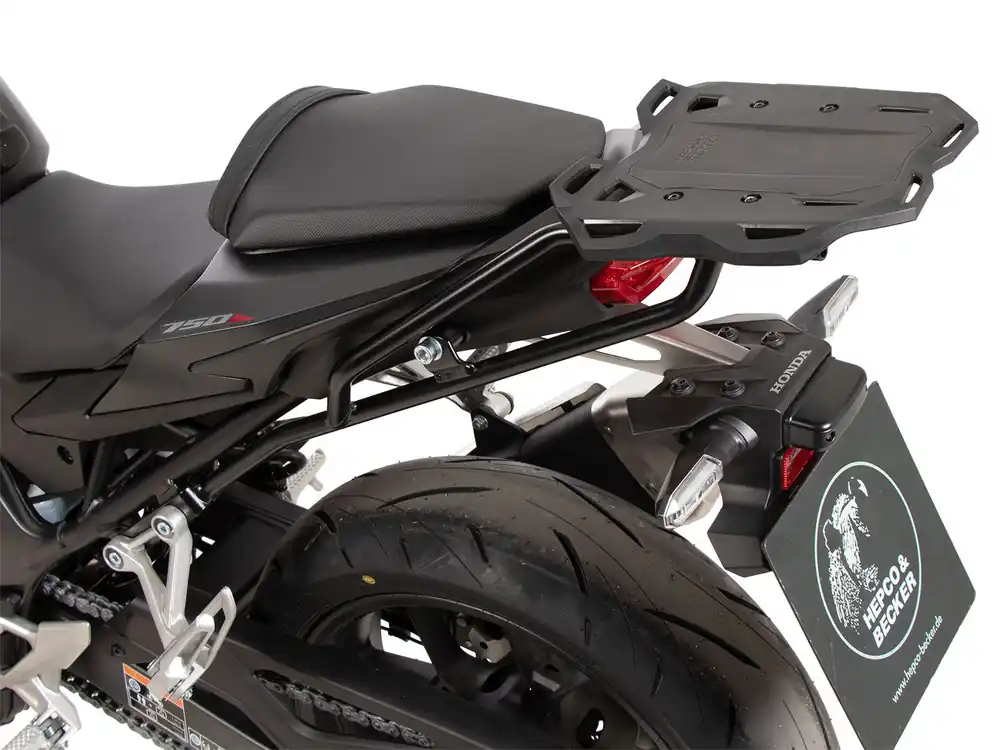 Porte-bagages arrière Smartrack noir pour Honda CB 750 Hornet (23-) Hepco & Becker Dernier Modèle