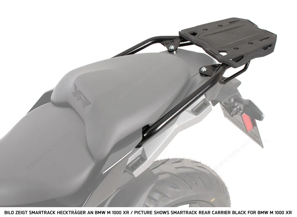 Bon Marché Porte-bagages arrière Smartrack noir pour BMW R nineT Racer (17-23) Hepco & Becker