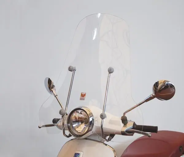 Pare-brise type original clair pour Vespa Primavera (13-24) Expédition Rapide