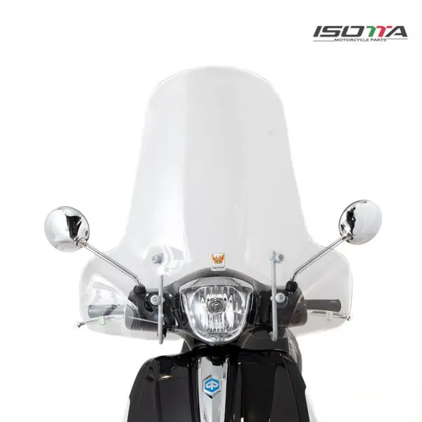Pare-brise mi-haut transparent pour Piaggio Liberty (16-) Commander Vite