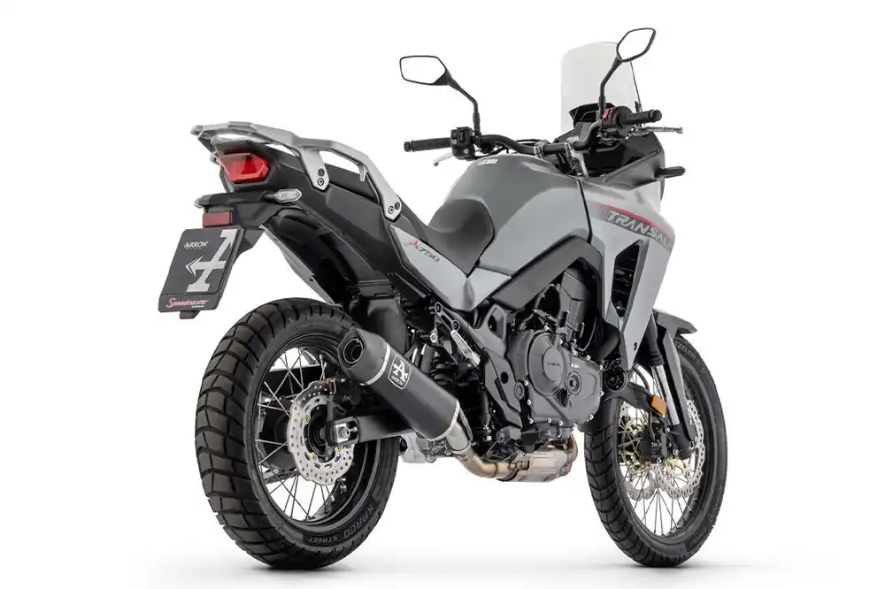 ARROW Échappement INDY RACE DARK aluminium pour Honda XL 750 Transalp année modèle 2023- Populaire