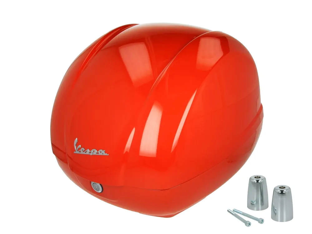 Top case d&rsquo;origine 36 L orange brillant A11 pour Vespa GTS 125/310 et GTV 310 Meilleur Choix