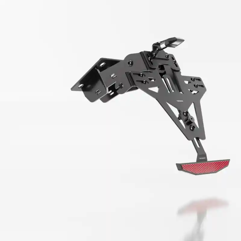 Support de plaque d&rsquo;immatriculation Akron-RS Pro avec éclairage de plaque pour Kawasaki Z 900 /SE (25-) Highsider Produit De Marque