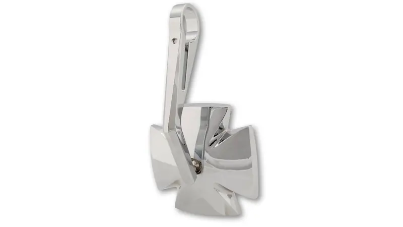 HIGHSIDER pro Rétroviseur d'extrémité de guidon Iron Cross chrome (1pc) Meilleure Vente