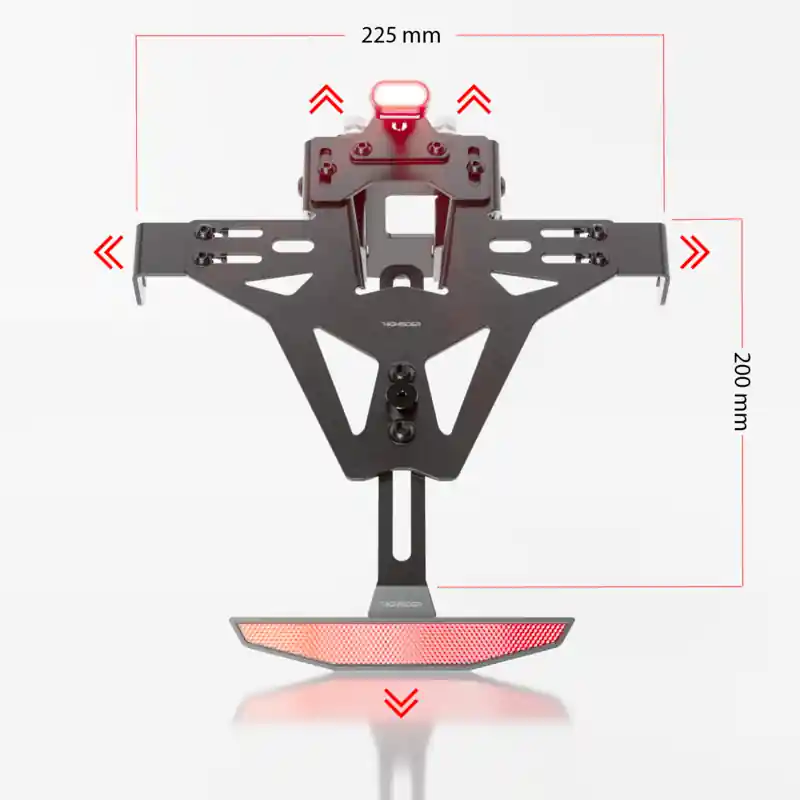 HIGHSIDER pro Support de plaque d'immatriculation Akron-RS Pro-X Yamaha Quantité Limitée