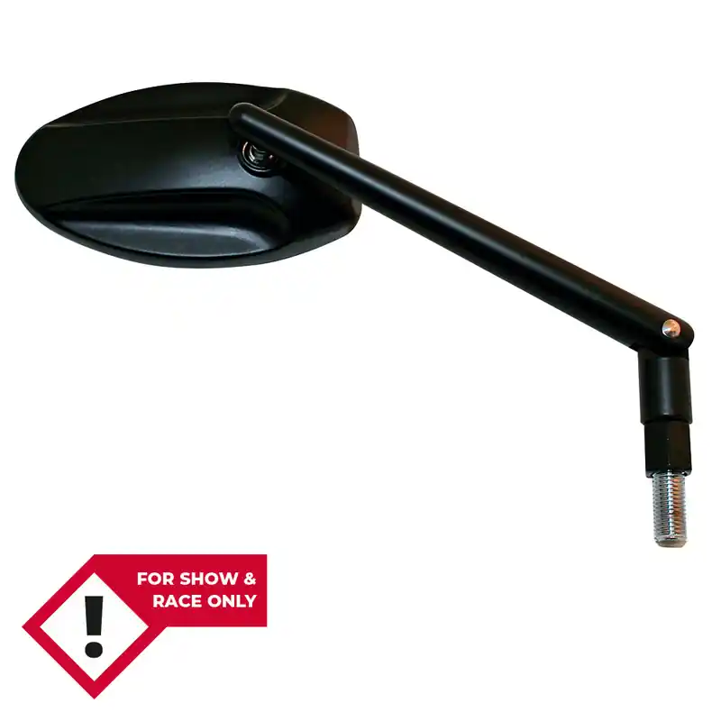 Authentique HIGHSIDER smart Miroir de guidon Ferrara noir (1pc)