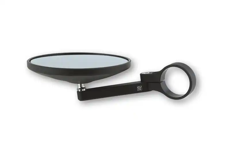 Meilleur Choix HIGHSIDER smart Rétroviseur d'extrémité de guidon Ponza noir (1pc)