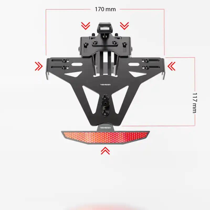 HIGHSIDER pro Support de plaque d'immatriculation Akron-RS Pro Husqvarna Offre Du Jour
