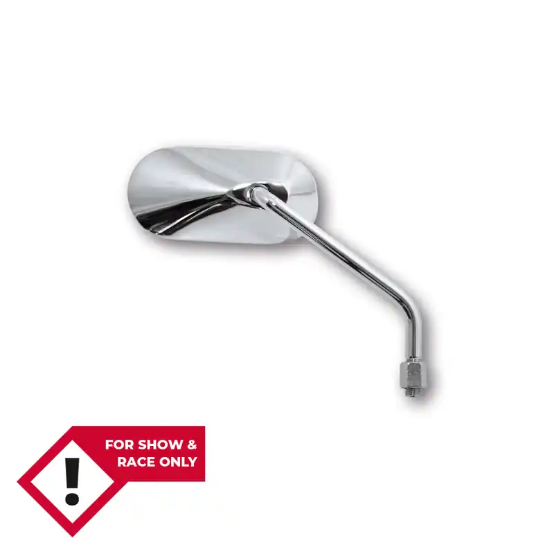 HIGHSIDER smart Rétroviseur de guidon Agila Chrome Ovale, Droite, Non homologué E (1pc) Solde