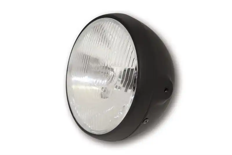 HIGHSIDER smart 7 pouces Phare style britannique noir E-approuvé (1pc) Solde