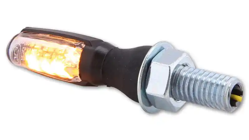 Prix Promo HIGHSIDER Smart Spark LED Clignotants boîtier noir / lentille claire (paire), avant & arrière
