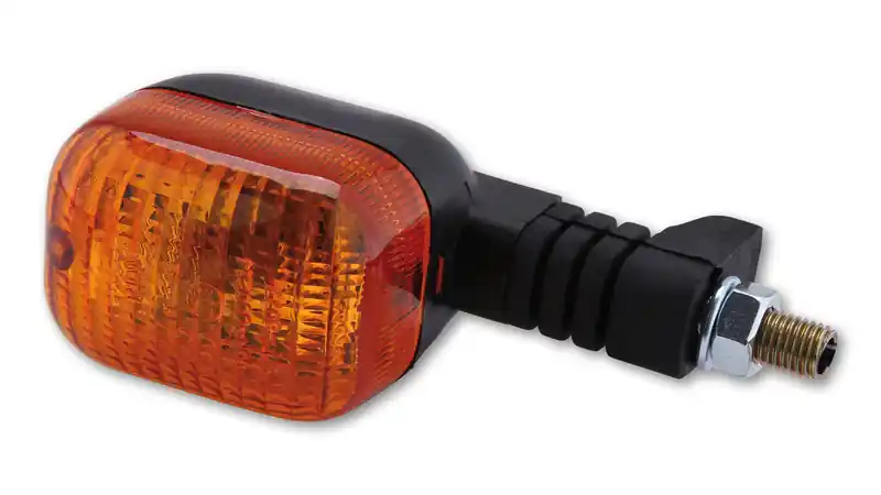 HIGHSIDER Smart Duc-Style Clignotants Boîtier noir / Lentille orange (pièce), avant droit & H Offre Exclusive