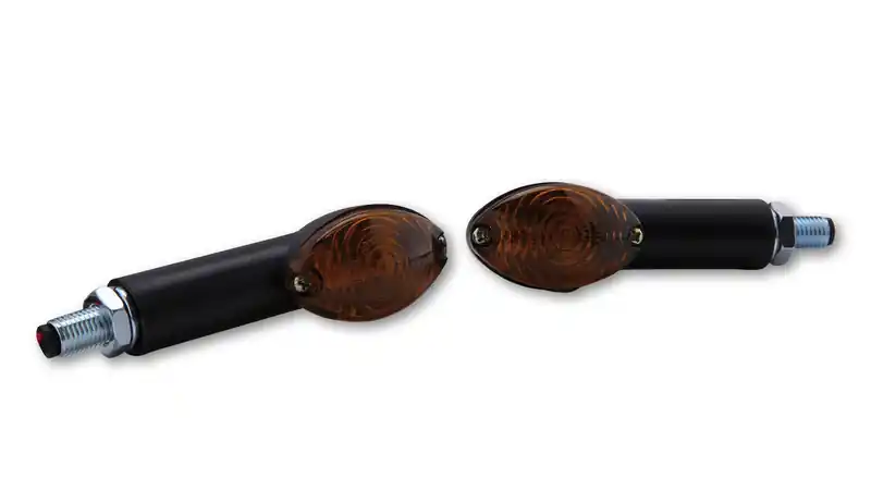 HIGHSIDER Smart Cateye ampoules mini-clignotants boîtier noir / lentille gris fumée (paire), avant & arrière Solde