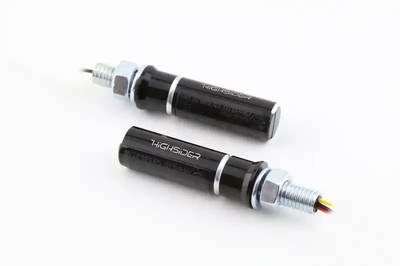 Quantité Limitée HIGHSIDER pro Conero LED feu arrière, feu stop, clignotant noir/teinté 3en1, homologué E (paire)