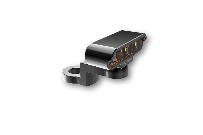 HIGHSIDER Pro Type 2 LED Clignotant boîtier noir / lentille gris fumée (paire), avant Promotion Saisonnière