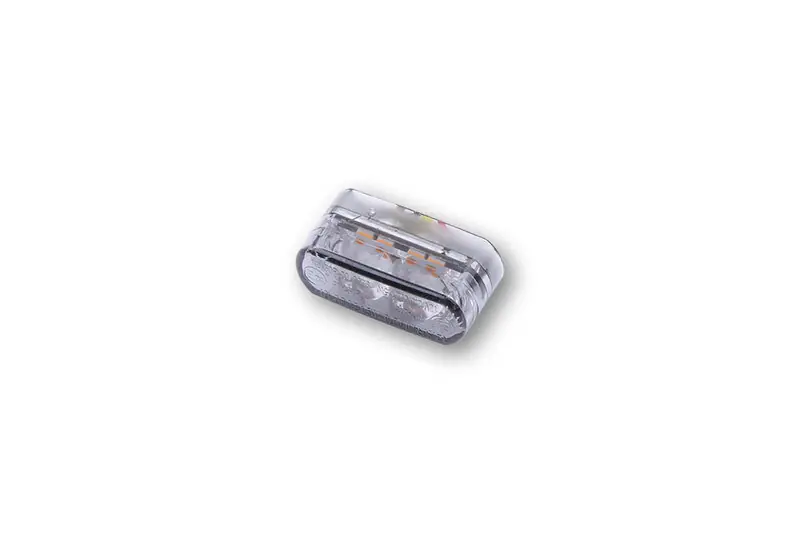 Meilleure Vente HIGHSIDER Smart Modul-1 Pro LED 3in1 Combinaison clignotant/feu arrière module Lentille gris fumée (paire), Hin