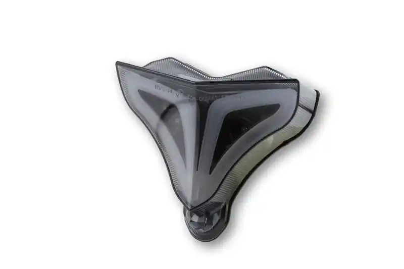 Soldes HIGHSIDER smart Feu arrière LED noir style Yamaha, homologué E (1pc)