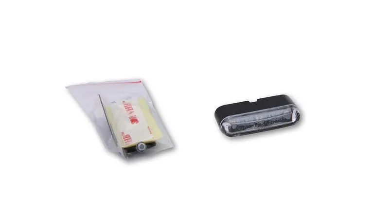 HIGHSIDER smart Feu de position LED noir Tri-LED, Avec support et film autocollant, 12V (1pc) Prix Cassé