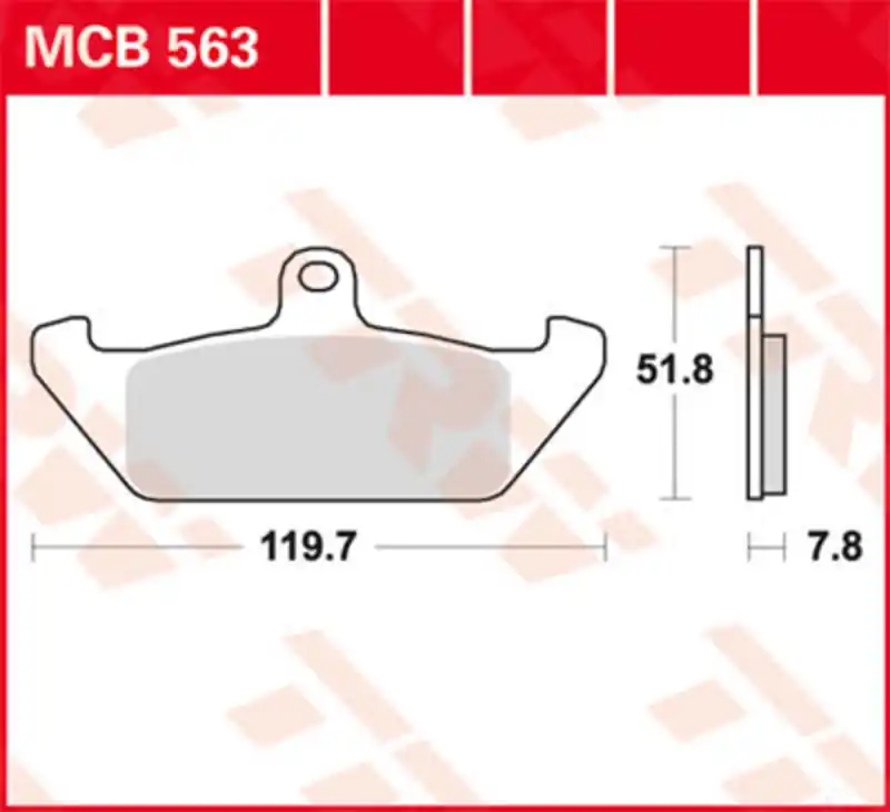 Vente Flash TRW Lucas Plaquette de frein MCB733