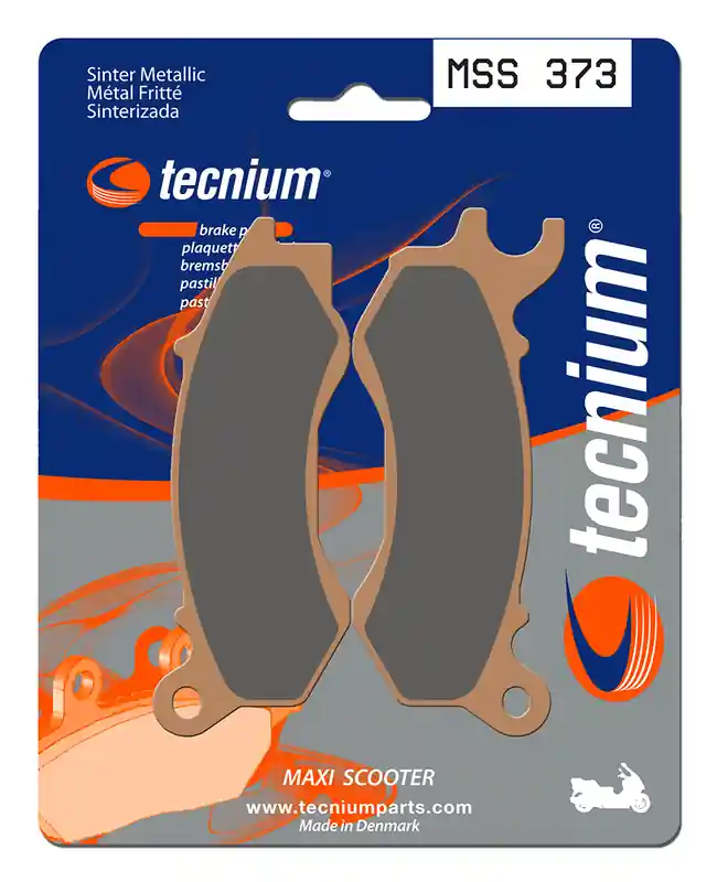 Expédition Rapide Plaquettes de frein Tecnium Maxi Scooter en métal fritté - MSS373