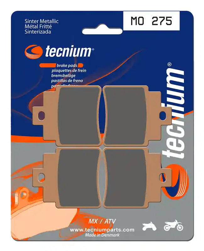 Retour Gratuit Tecnium MX/ATV Sintermetall Bremsbeläge - MO275