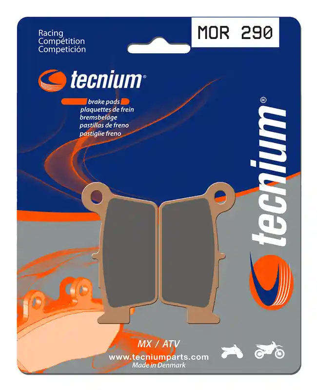 Plaquettes de frein Tecnium Racing MX/ATV en métal fritté - MOR290 Marque
