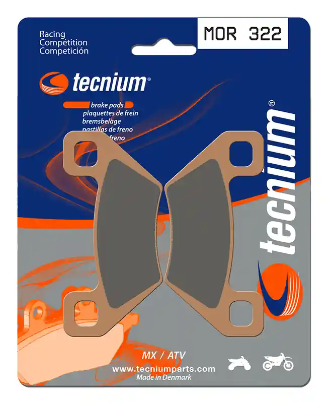 Achetez Aujourd'hui Tecnium Racing MX/ATV Sintermetall Bremsbeläge - MOR322