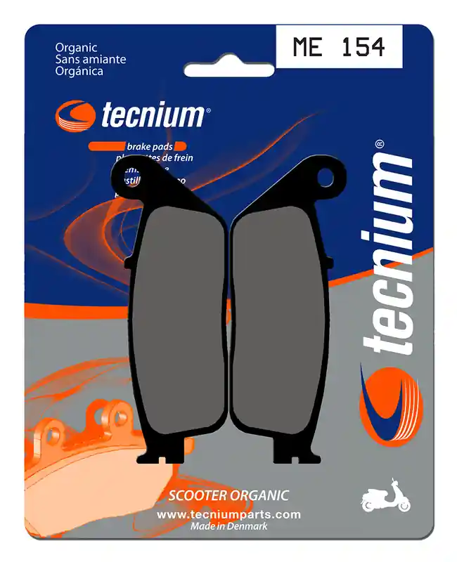 Plaquettes de frein organiques pour scooter Tecnium - ME154 Acheter Direct