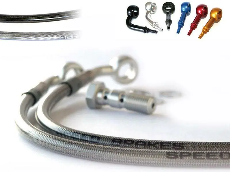 SPEEDBRAKES Aviation Bremsschlauch Edelstahl/Titan Anschluss Vente Directe