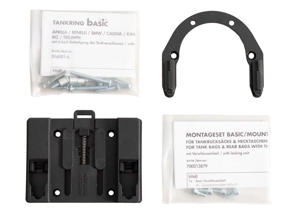 Anneau de réservoir Basic avec unité de fermeture de la sacoche de réservoir pour Aprilia Tuono 660 (20-21) / RS 660 (20-24) Top Vente