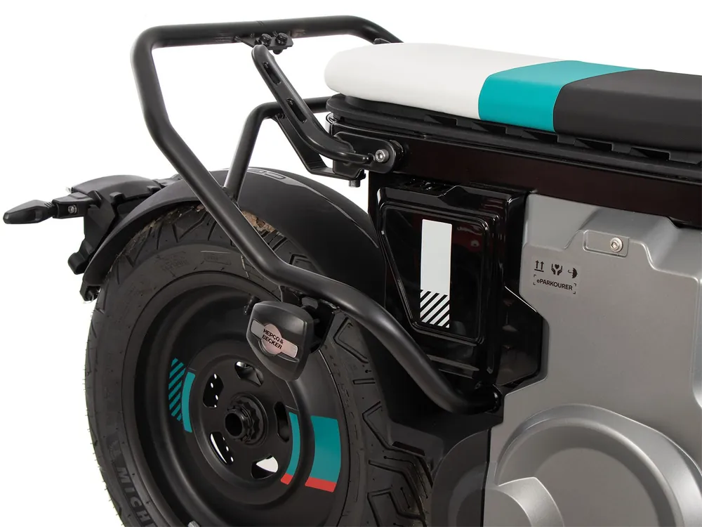 Arceau de protection arrière noir pour BMW CE 02 (23-) Hepco & Becker Satisfait Ou Remboursé