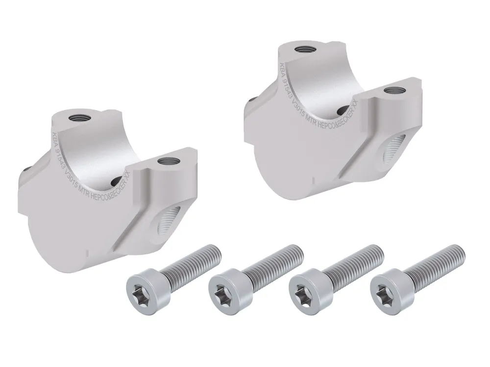 Usine Directe Augmentation du guidon H=30 mm avec décalage de 15 mm en arrière pour BMW F 800 GT Hepco & Becker