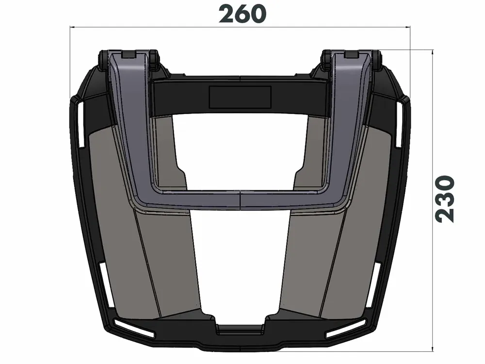Super Prix Support de top case Easyrack noir pour BMW K 1200 S (04-08)/K 1300 S (09-16) Hepco & Becker