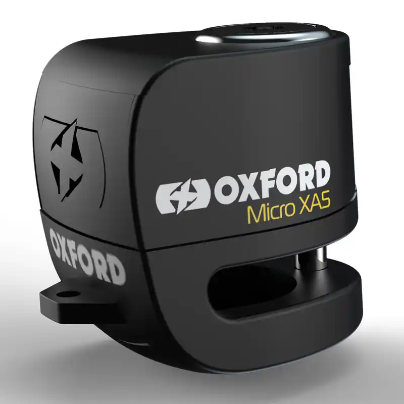 Oxford Micro XA5 Alarm Bremsscheibenschloss – Schwarz Offre Du Jour