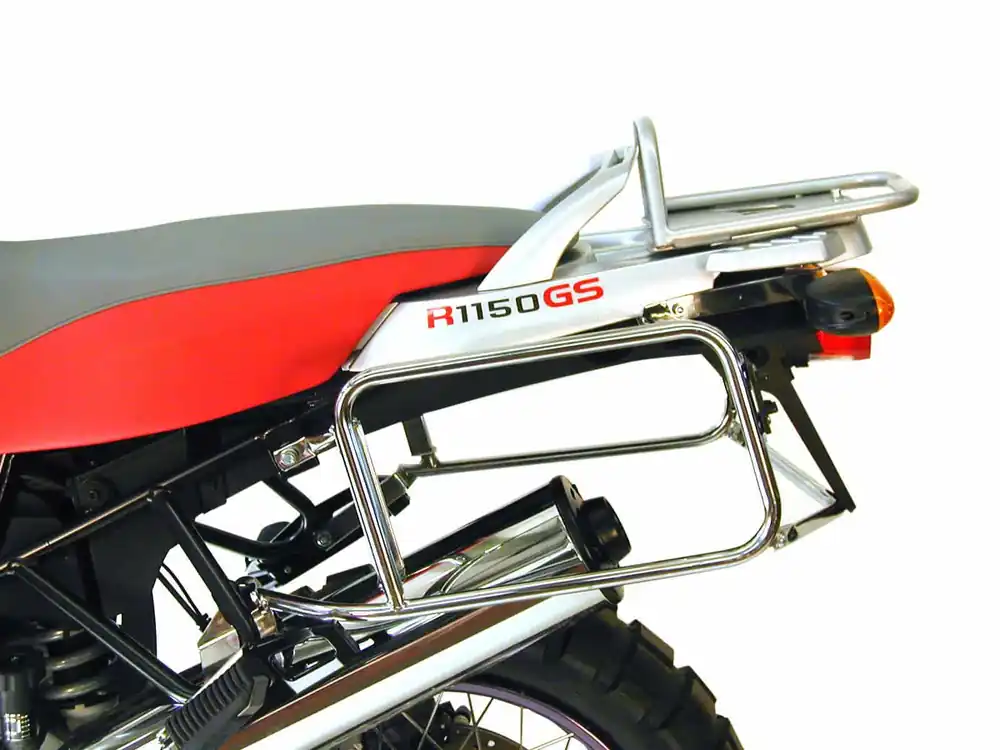 Meilleur Choix Support de valises latérales vissé noir pour BMW R 1150 GS Adventure (01-05) Hepco & Becker