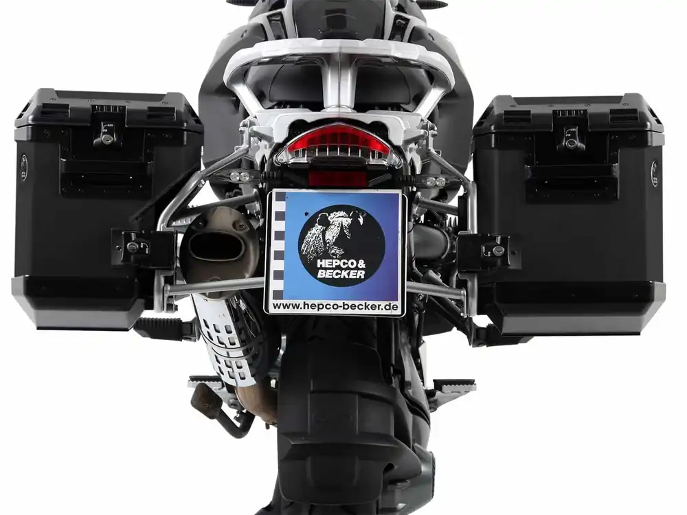 Vente Directe Kit de support de valises Cutout support incl. kit de valises Xplorer Cutout noir pour BMW R 1200 GS /Adventure (-13)