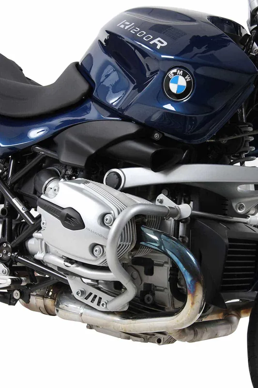 Seulement Aujourd'hui Arceau de protection du moteur argenté pour BMW R 1200 R (11-14) Hepco & Becker