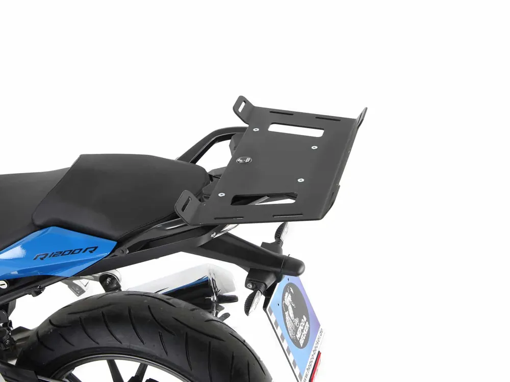 Haute Qualité Elargisseur de porte-bagages noir pour BMW R 1200 RS LC (15-18) Hepco & Becker