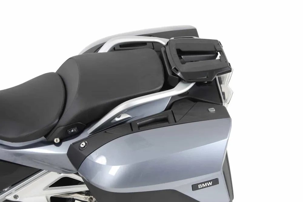 Expédié Aujourd'hui Support de top case Alurack noir pour BMW R 1200 RT LC (14-18) Hepco & Becker